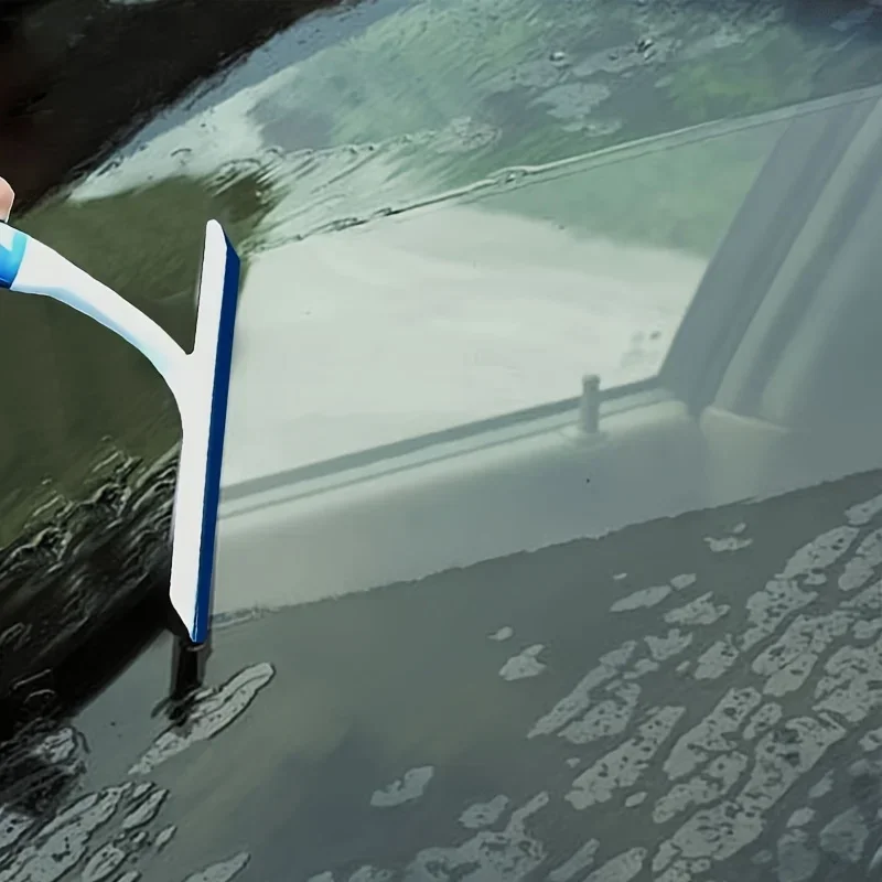 Automotive T-style Front/Rear Window Body Snow Scraper Squeegee image 3