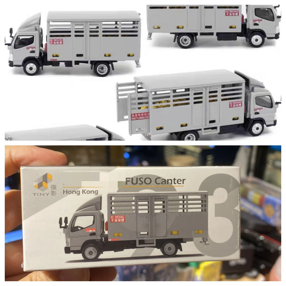 Tiny 93 1:76 FUSO Canter Hong Kong Diecast نموذج سيارة مجموعة طبعة محدودة هواية اللعب