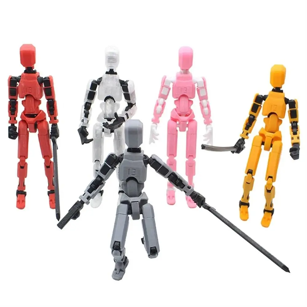 

Multi-Jointed Movable Robot Figures Toys Model Doll 3D Printed Mannequin Action Figure Dummy 13 Shapeshift Robot Collection Toy