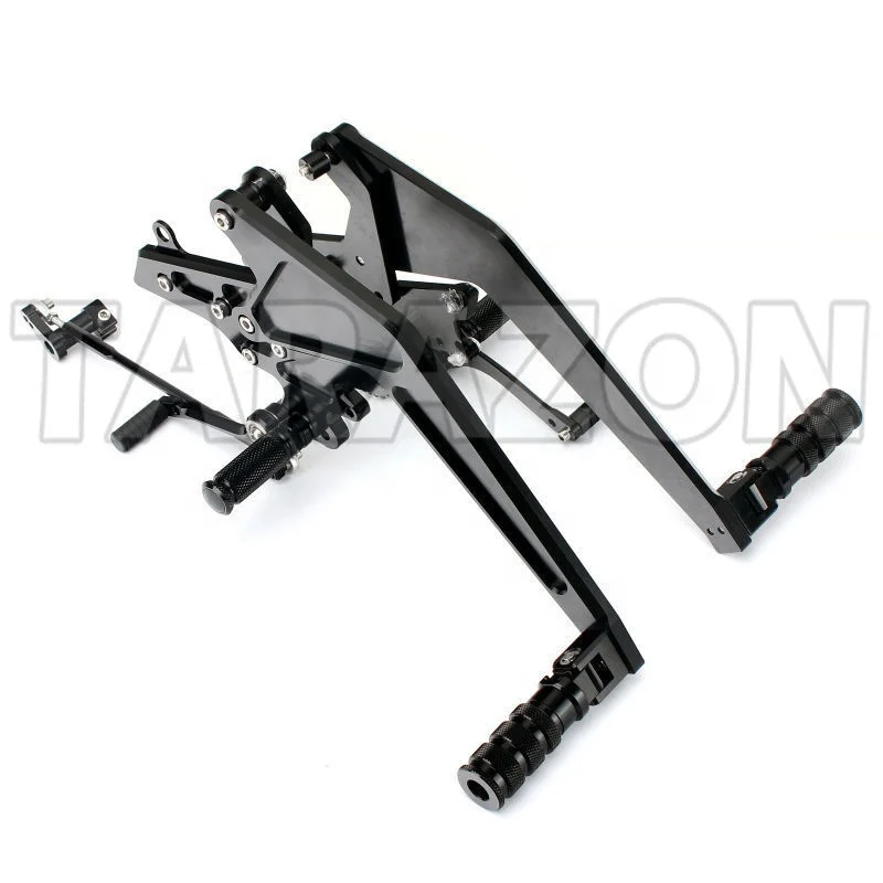 Motorcycle CNC 6061 aluminum rear set footrest for KAWASAKI ER6N