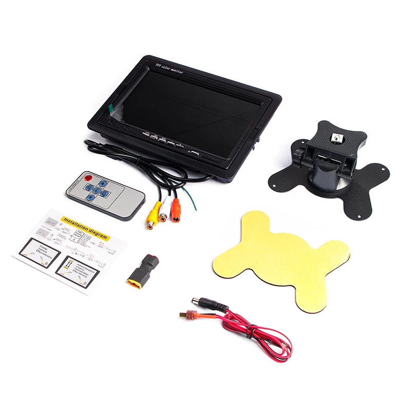 Universal 4.3in High-Definition Car Dashboard Monitor Easy Install Reversing Image Machine Vehicle Display