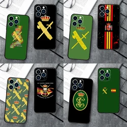 Spanish guard civil Emblem Case For iPhone 16 15 13 12 Mini 11 14 Pro Max XS Max X XR Plus Soft Phone Cover