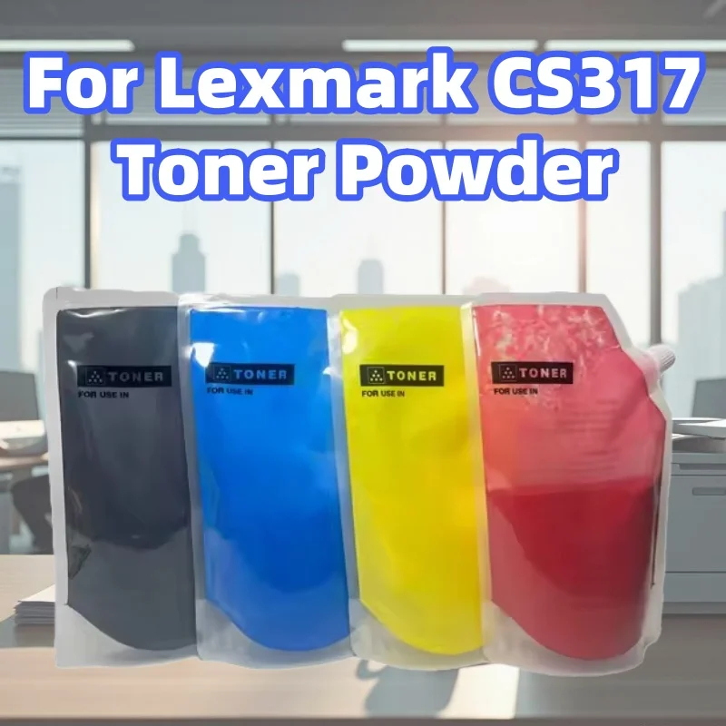 

300 г/шт. тонер-порошок, совместимый с картриджем для принтера Lexmark CS317 CS317dn CX317 CX317dn CS417 CS417dn CX417de