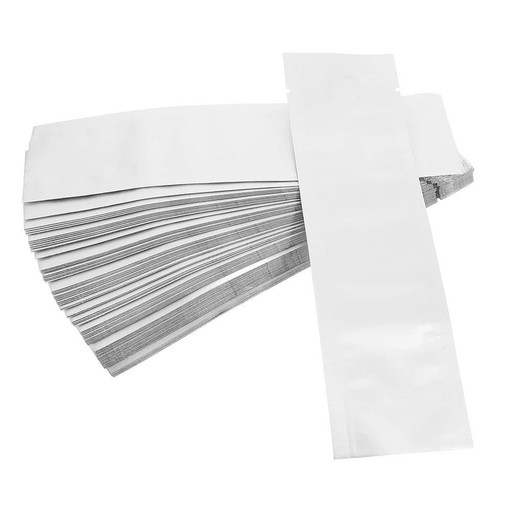 

100Pcs Heat Sealable Foil Bags Protein Powder Packaging Reusable Vacuum Sealer Pouches Freshness Preservation Snacks Travel