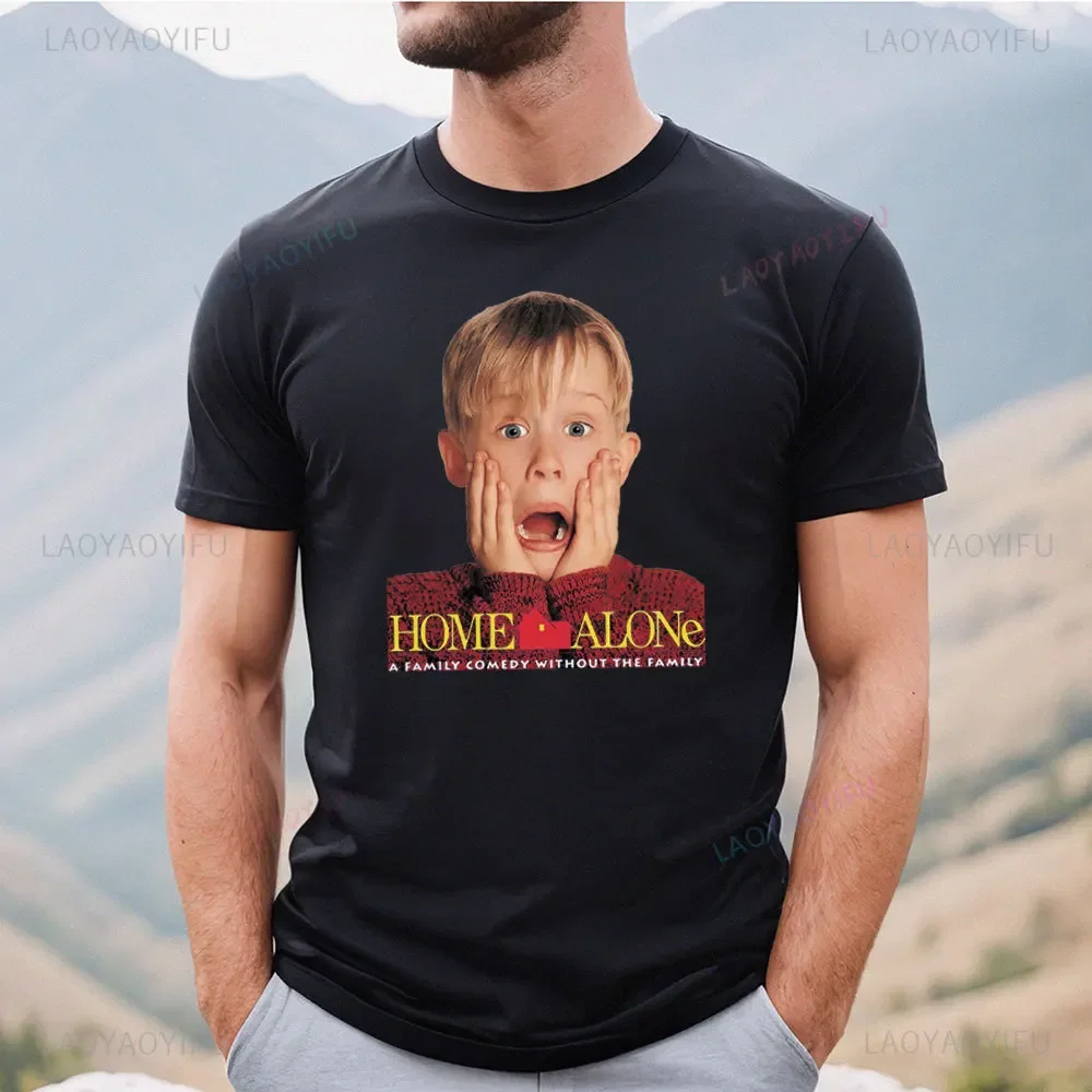

Merry Christmas Ya Filthy Animal Movie Home Alone Graphic T-shirt High quality Street Tees Vintage Summer Women Men Casual Tops