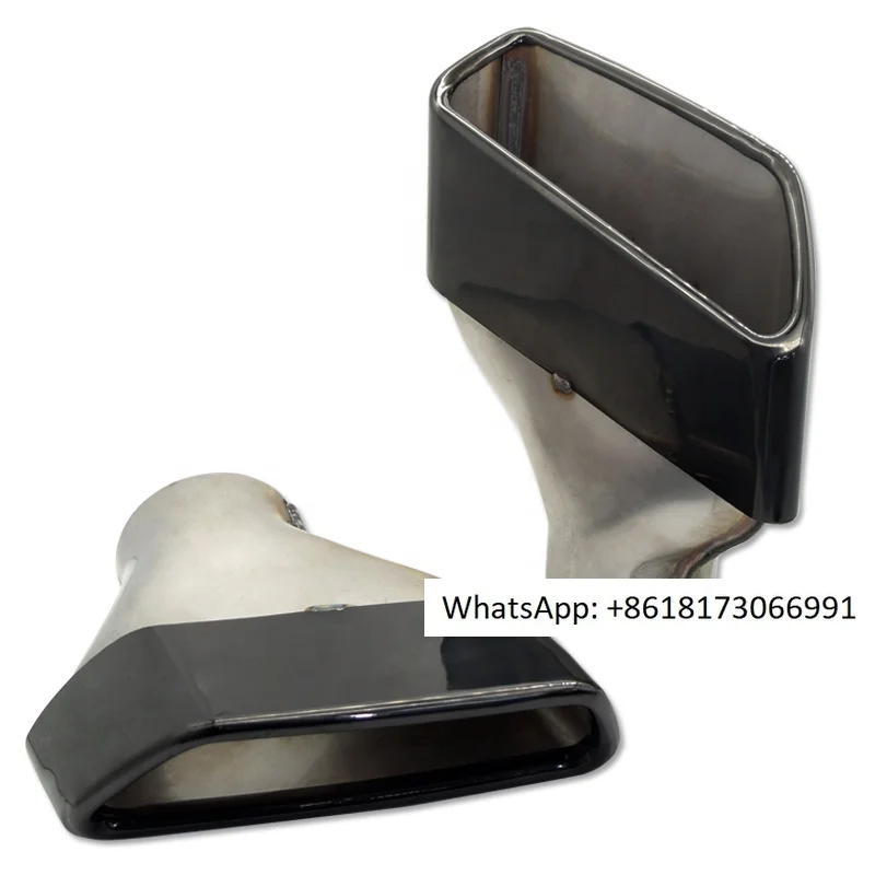 G30 exhaust tip 520i 525 530i 528i muffler tip original Sypes silver black stainless steel square G38 exhaust pipe