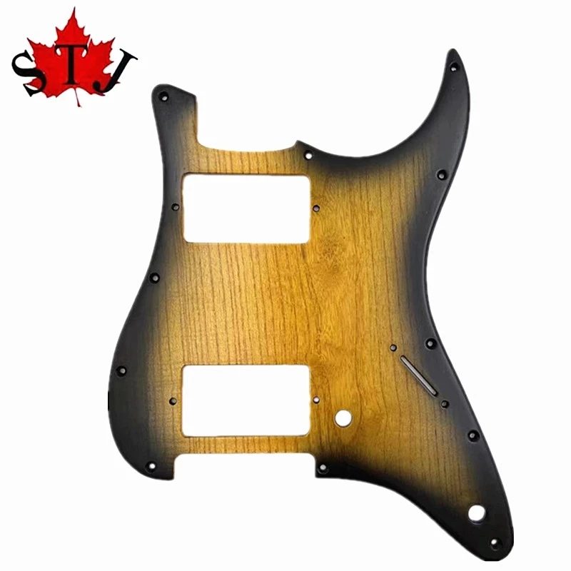 1PCS Electric Guitar HH Solid wood Pickguard Scratch Plate made for 11 Holes American Standard FD ST Style Guitar Accessories