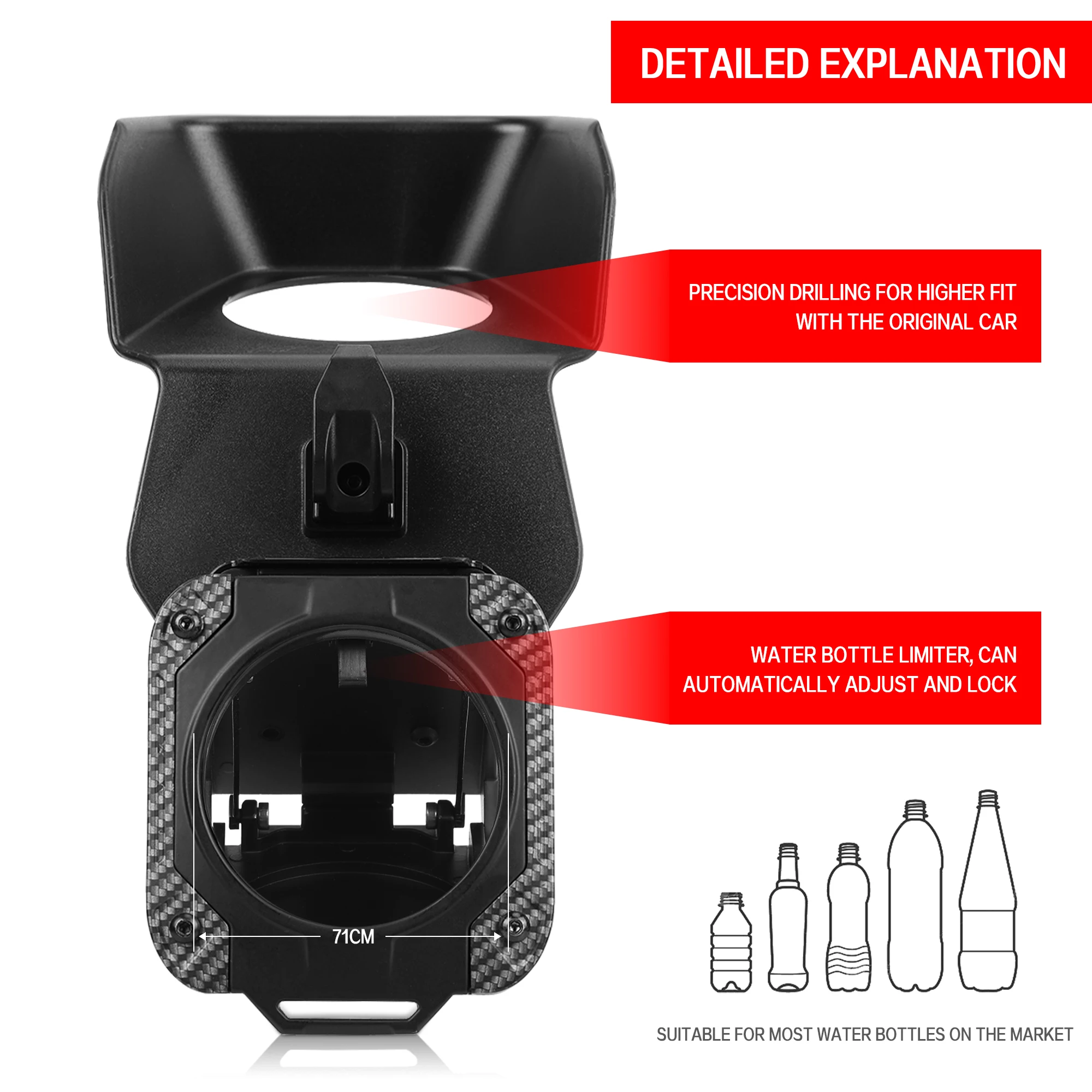 Motorcycle Special bracket with stand for water cup For SYM ADX 300 300ADX ADX300 2024 2025 Beverage Water Drink Cup Holder