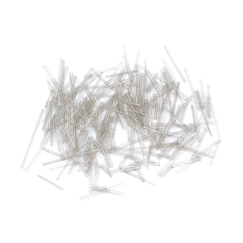 10Pcs Wire Diameter 0.1mm 304 Stainless Steel Compression Spring Return Precision Small Spring Outside Diameter 0.8mm/6.5mm