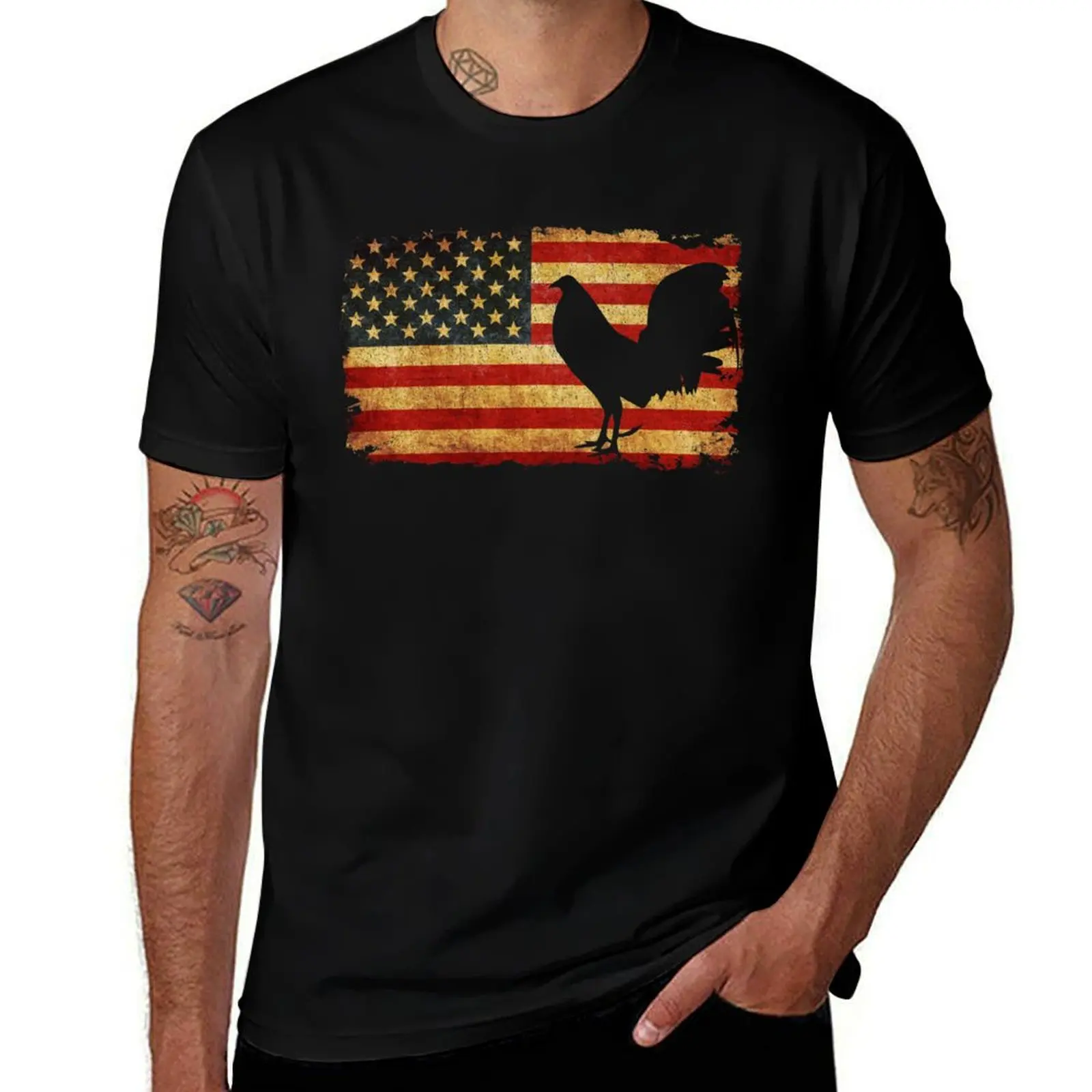 

Vintage Cock Fight U.S Shirt for Men and Women T-Shirt oversized Funny t-shirt heavyweights mens graphic t-shirts anime