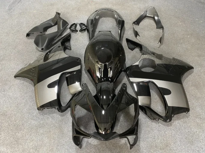 NEW ABS Fairings Kits Fit For CBR600 F4i 2004 2005 2006 2007 04 05 06 07 Bodywork Set Custom Black Grey