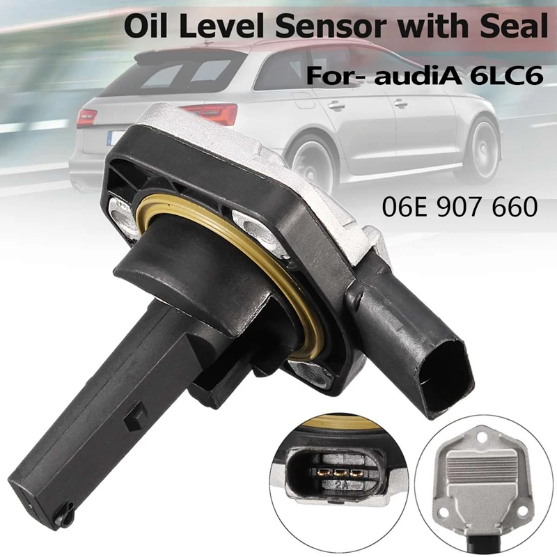 

NEW-Car Oil Pressure Sensor Oil Pan Sensor Oil Level Sensor 06E 907 660 For- A6L C6