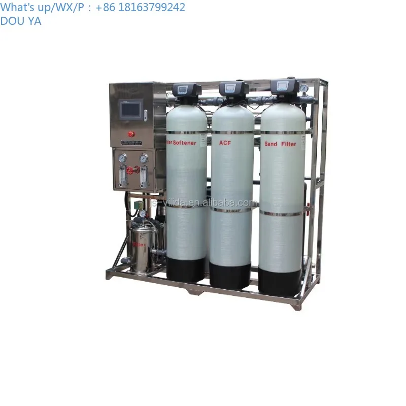 2026 1000 LPH (1 M3/hour)Reverse Osmosis System Desalination Section and Pure Water