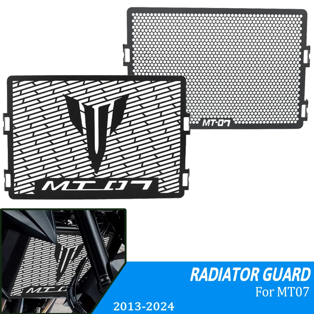 Motorcycle Radiator Grille Cover Guard Protection Protector Grill For Yamaha MT-07 FZ-07 MT07 FZ07 MT 07 FZ 07 2013-2024 2023