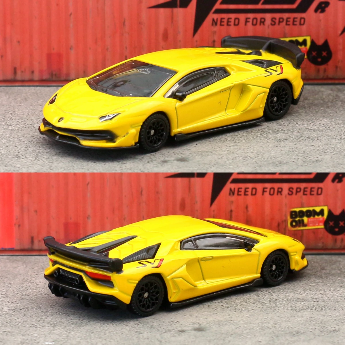 1/64 Lamborghini SVJ Toy Car Model CCA MSZ 1:64 Diecast Miniature Free Wheels Collection Suitable for Hot Wheels Gift Children