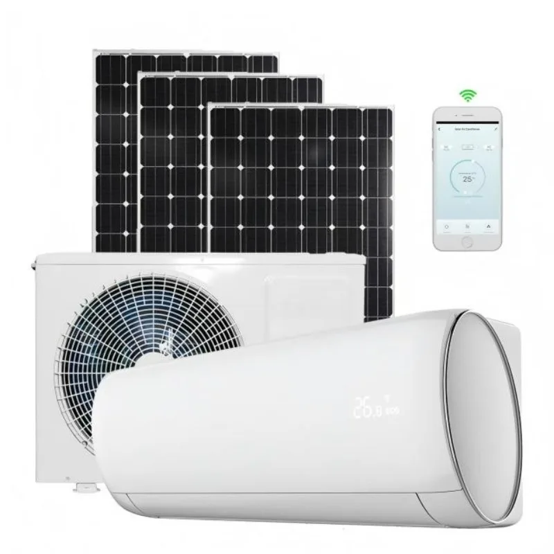 Solar Air Conditioning 9000Btu AC/DC Hybrid Inverter Air Conditioning System for Home and Outdoor Use