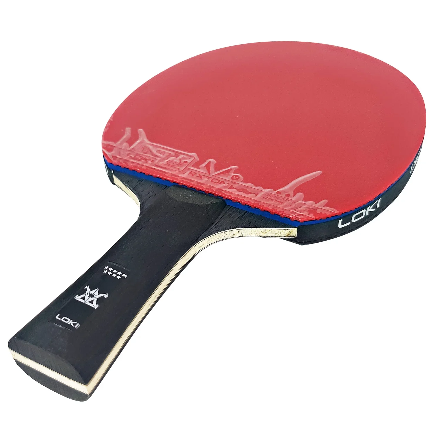 LOK-E-Series Raqueta de tenis de mesa, hoja de carbono profesional, raqueta de ping pong, goma de alta elasticidad