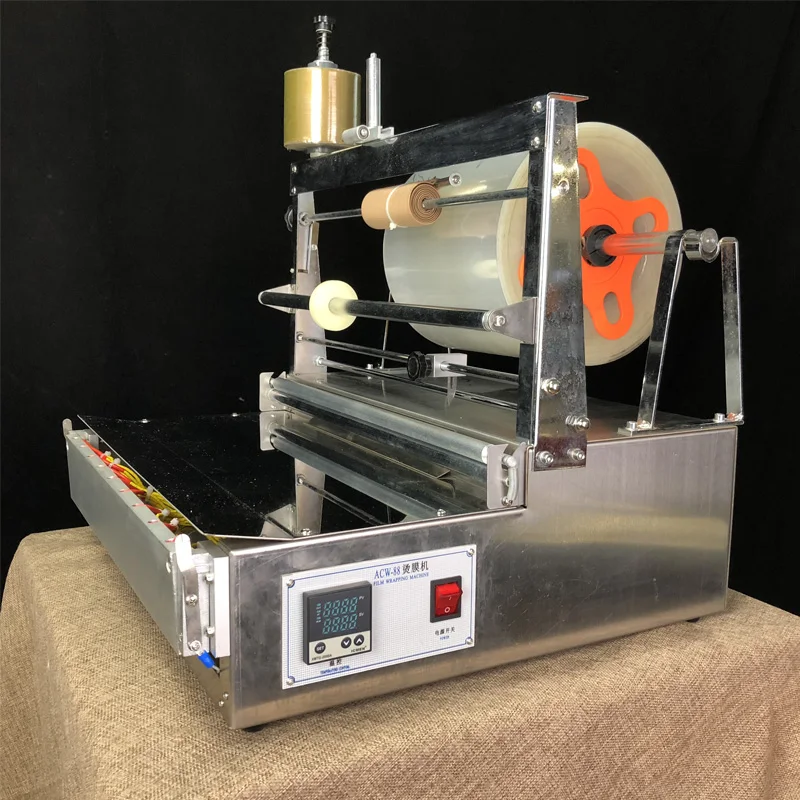 Cellophane Wrapping Machine Electric Heat Sealing Machine for Cigarettes Perfume Box BOPP Film Sealer Commercial Use
