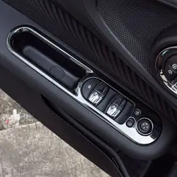 for MINI Cooper F54 Clubman F60 Countryman F56 F55 Car Windows Control Panel Cover Stickers Moulding Trim Auto Styling Accessory