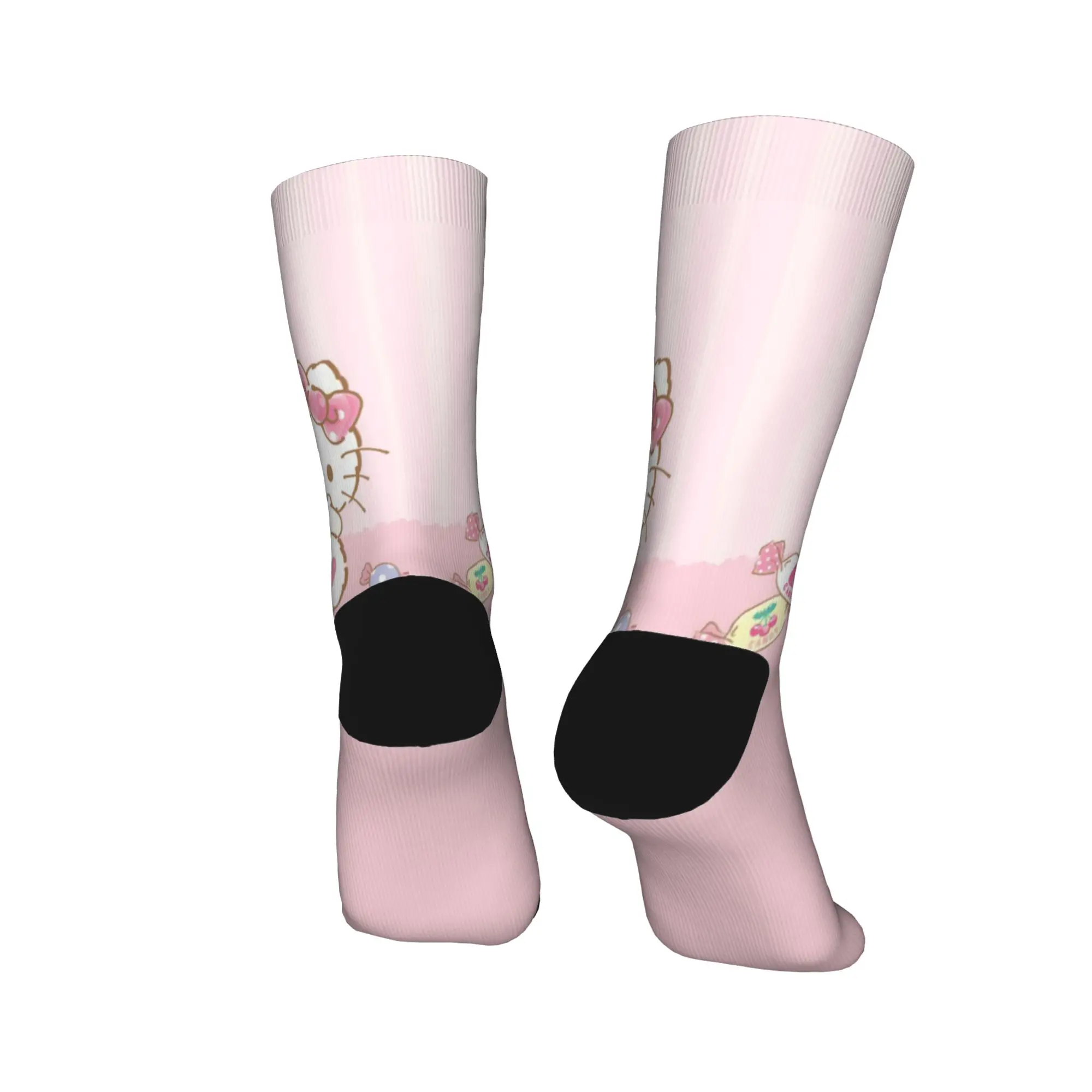 Kaus Kaki Hellos Kittys Kaus Kaki Kasual Pria Kaus Kaki Luar Ruangan Lembut Kaus Kaki Grafis Musim Gugur Anti Selip