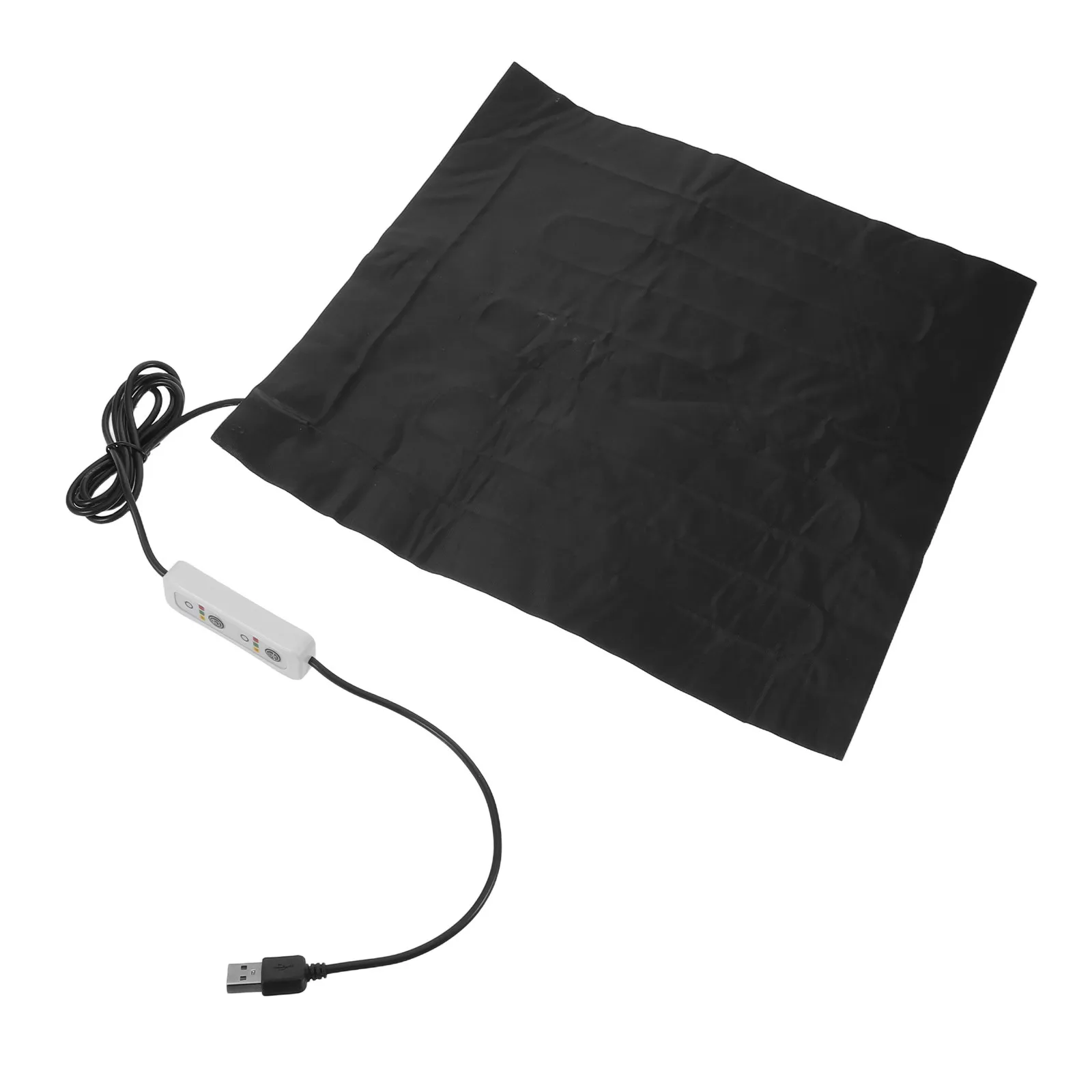 USB Powered Pet Heating Pad Adjustable Temperature Timer Safety Auto Shut Off Heated Mat for Cats Dogs Kittens Small Animals