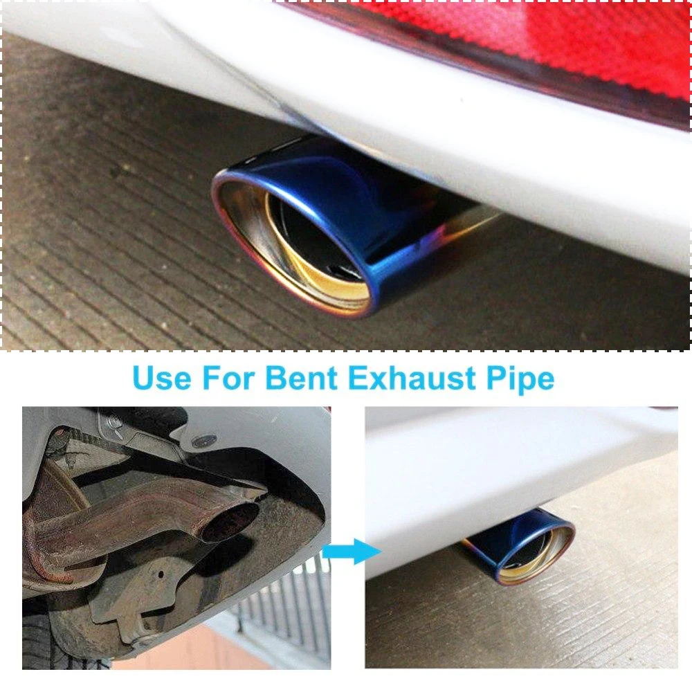 Car accessories Tail throat exhaust pipe decoration for BMW E39 E90 E36 E60 E34 E30 F30 F10 X5 E53 E46