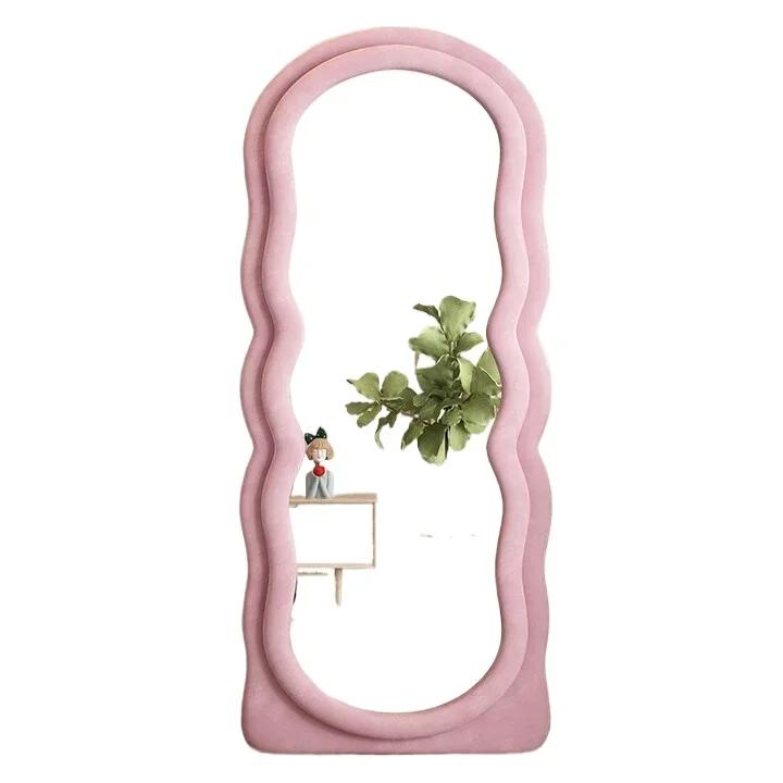 

Full body floor mirror household light luxury full-length mirror
