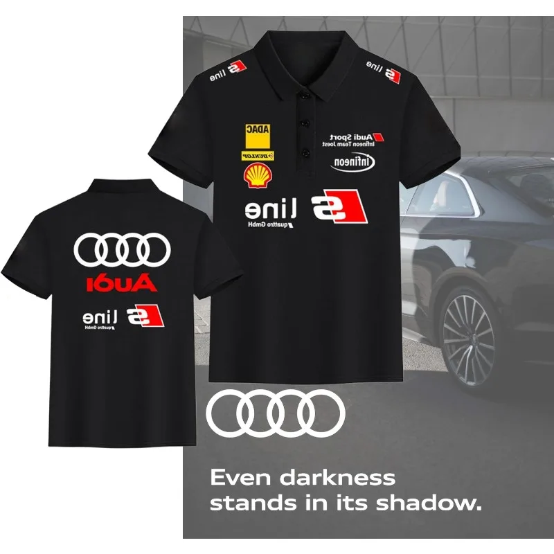 

Audi Infineon Team Joest, same T-shirt, polo shirt, racing suit, men's short sleeved shirt