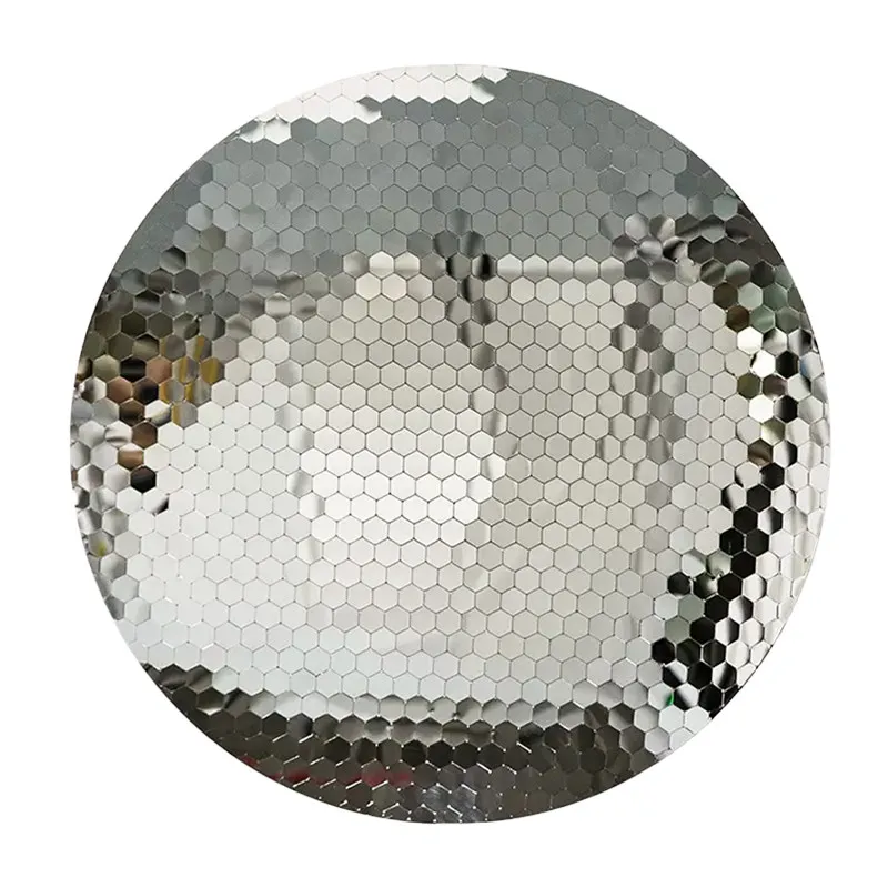 Three-dimensional stainless steel concave-convex surface decoration, modern living room, sales office, hotel art background,