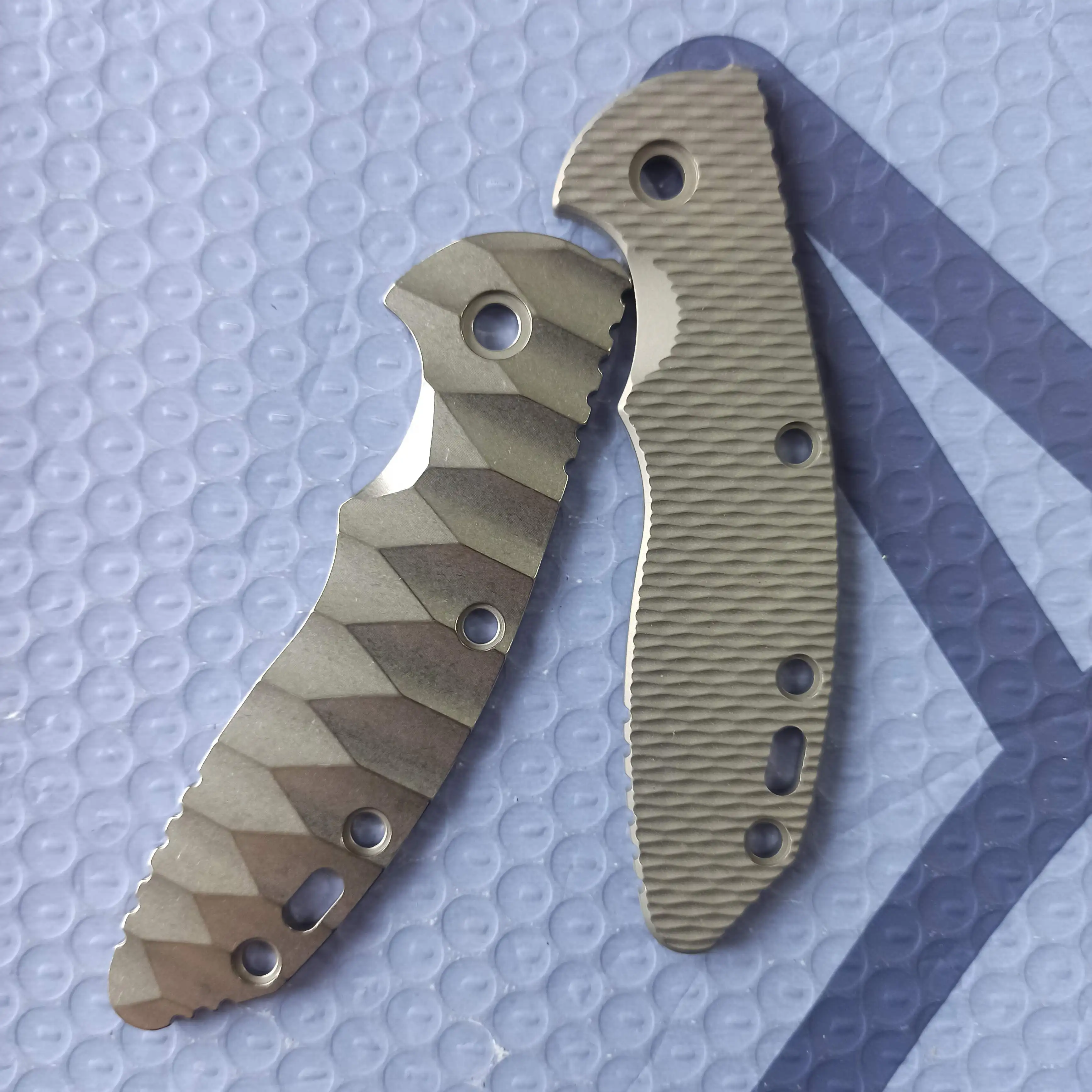 

2 типа, 1 шт., весы с ручками ножей из титанового сплава для ножей Rick Hinderer XM18 3,5 дюйма