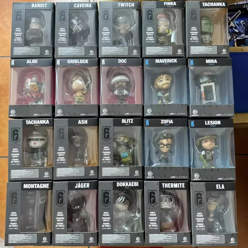 Q версия 10 см R6 Rainbow Six Siege фигурка Blitz Montagne Bandit Caveira Thermite Ash экшн-фигурка коллекция Декор игрушки подарки