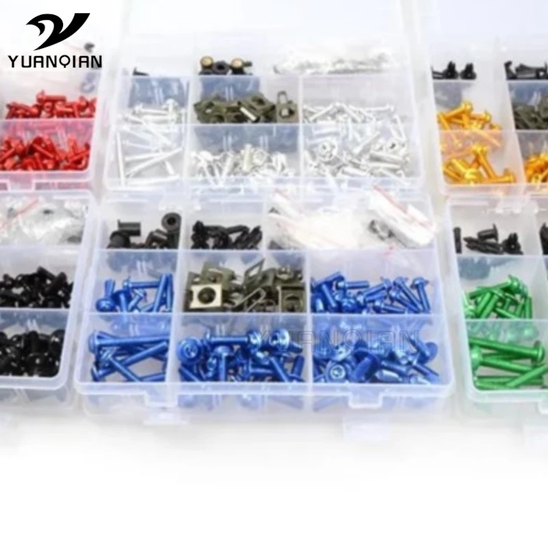 

202PCS Fairing Bolts Kit Bodywork Fasteners Screws Nut FOR BMW HP4 R1250GS K1100LT K1100RS K1200GT K1200LT K1200R K1200R SPORT