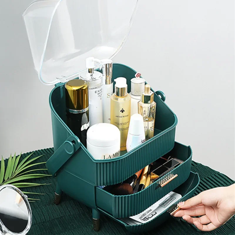 Cosmetic Storage Box for Bathroom, Big Capacity, Waterproof, Jewelry, Makeup Organizer, Home Skin Care, Make Up Storage Drawer