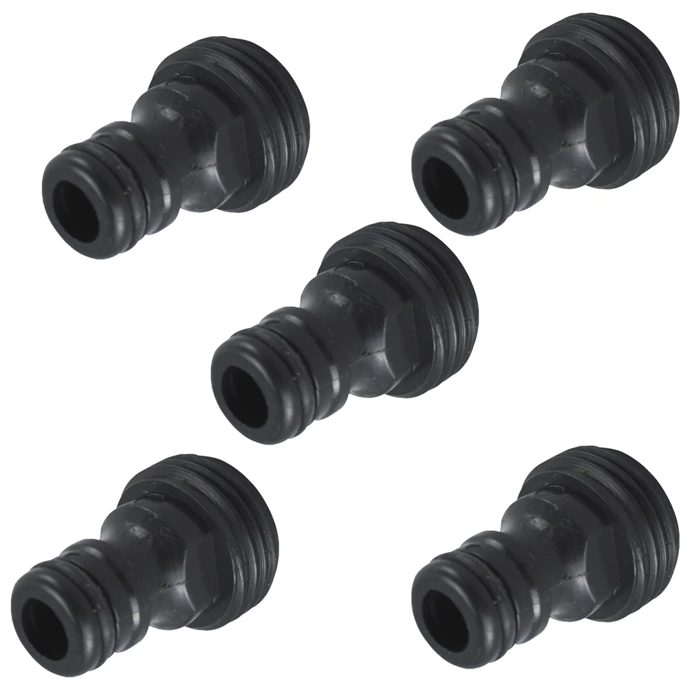 5 Stück 1/2" Leckdichte Gewinde-Schnellkupplung, Kunststoff-Wasserrohr-Armaturenadapter, Gartenbewässerungs-Hydraulikschlauchanschluss – Detail 6