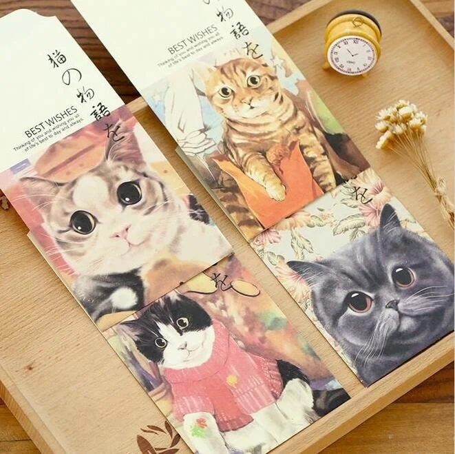 10pcs per pack Kawaii Vintage Flower & Animal series paper Envelope red envelope students\' funny gift bag office school supply