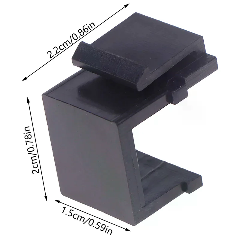 ZOERAX- 10 RJ45 キーストーンジャック ウォールプレートとパッチパネルフィリングインサート