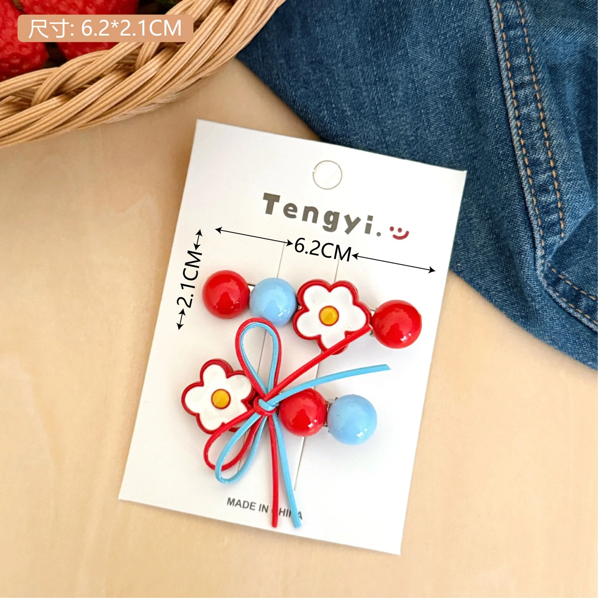 2 قطعة الحلوى الحلو الزعرور حبة زهرة الشريط مشبك شعر المرأة الجانب كليب لطيف دبوس الشعر الانفجارات المشابك اكسسوارات للشعر فتاة هدية