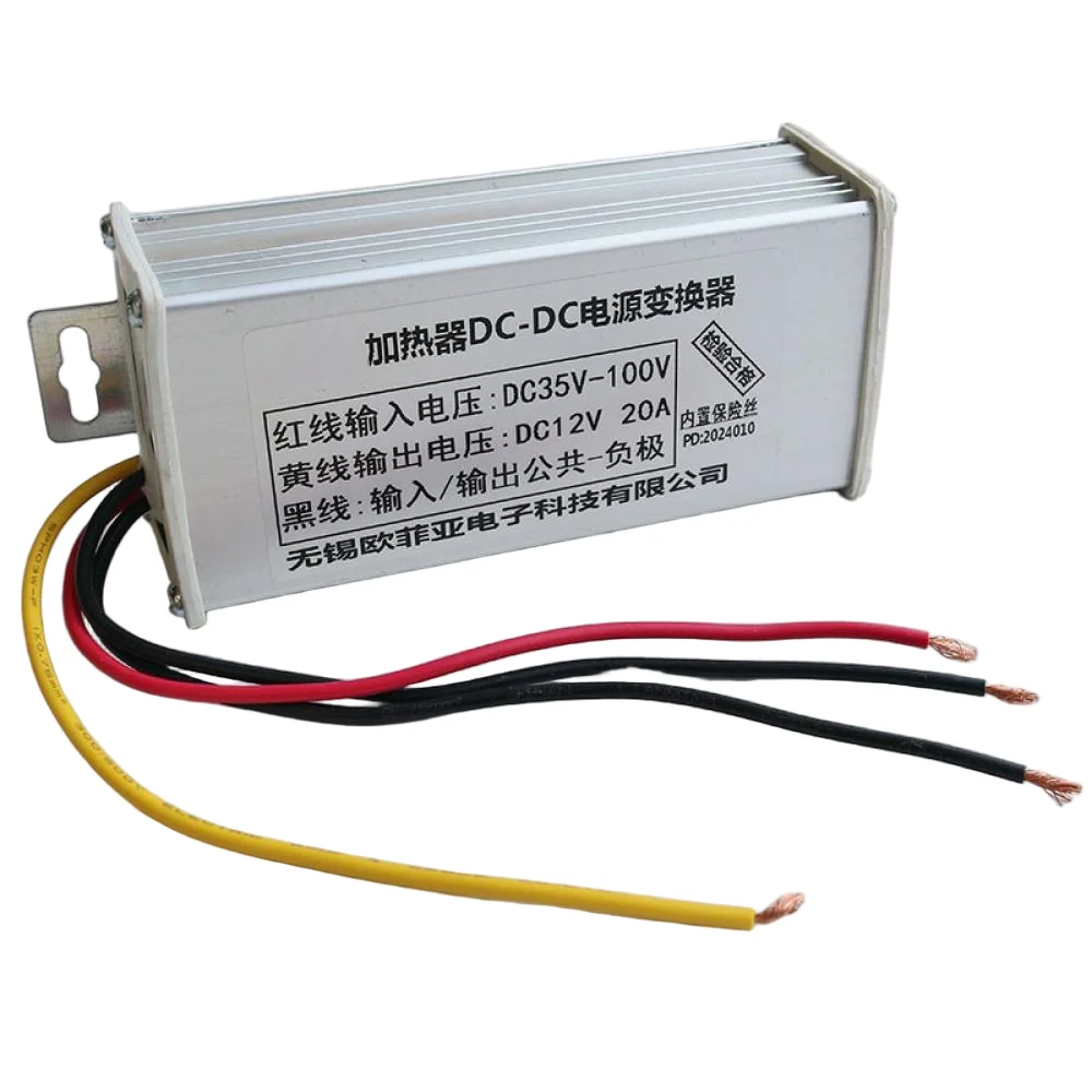 Heater DC-DC Converter Power Supply Module DC35V-100V To DC12V/24V Vehicle-Mounted High-Power Transformer DC Power Supply Module