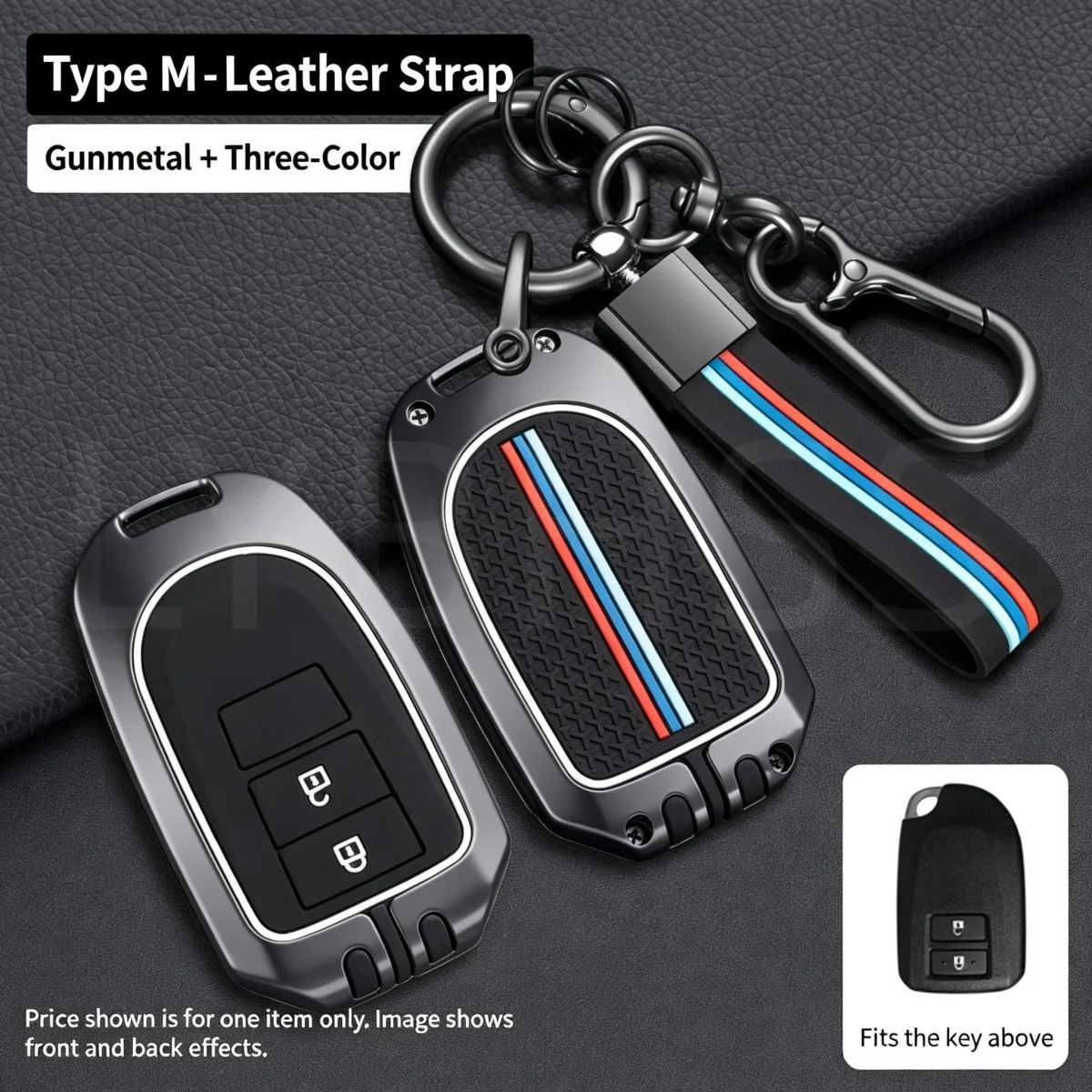 Ready Stock For Toyota Vios 2014-2022 & Yaris 2019-2022 Zinc Alloy Car Key Case Cover Sarung Kunci Kereta Toyota Car Key Cover