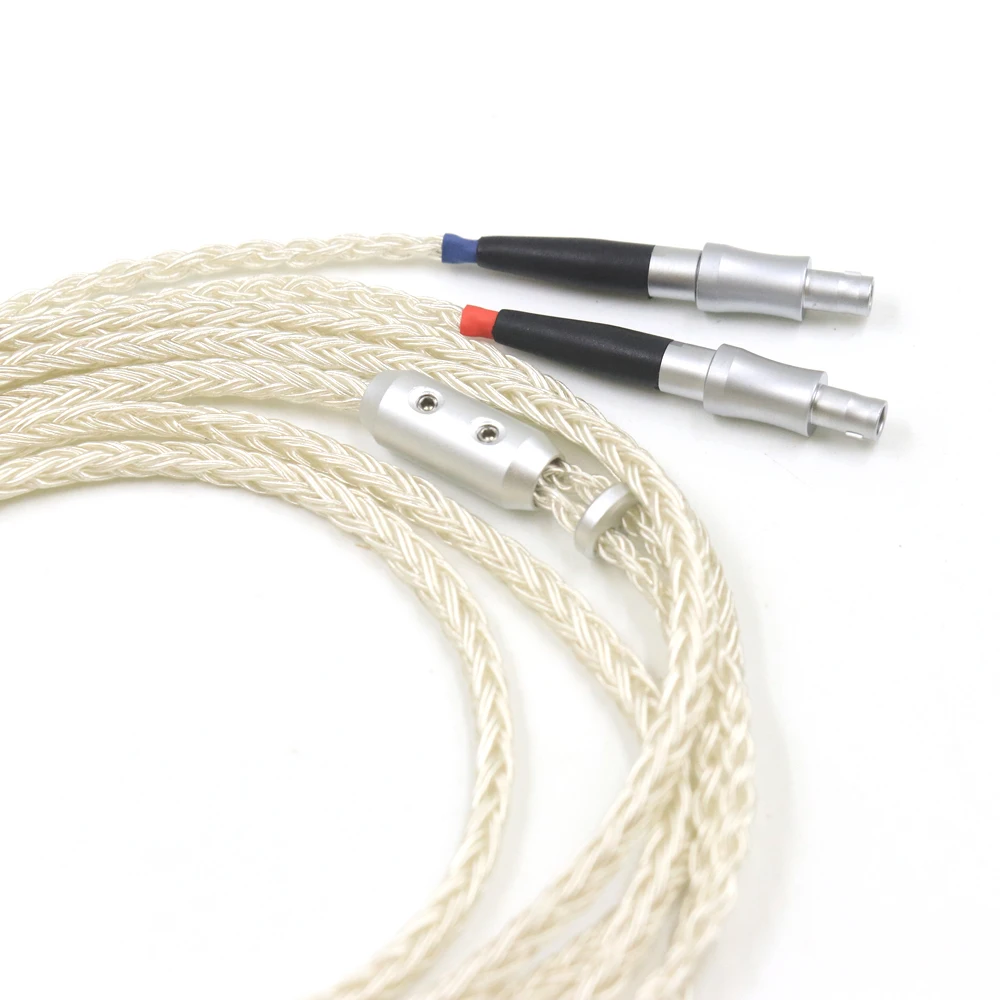 

16 Core Silver Plated Headphone Cable For Sennheiser HD800 HD800s HD820s HD820 Enigma Acoustics Dharma D1000 Earphone