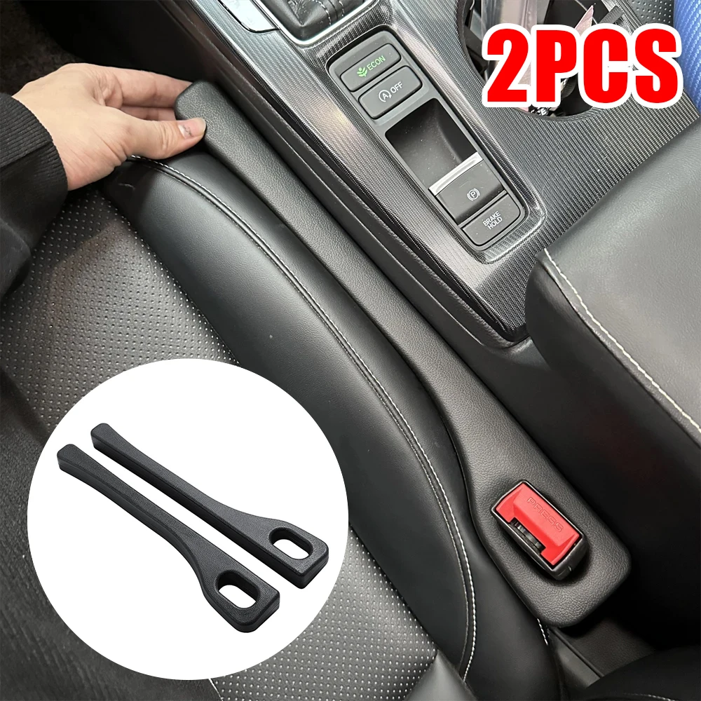 2PCS Car Seat Gap Plug Seam Filling Anti-Leakage Strip Seat Side Slot Filling Strip Auto Universal Interior Products Accessories