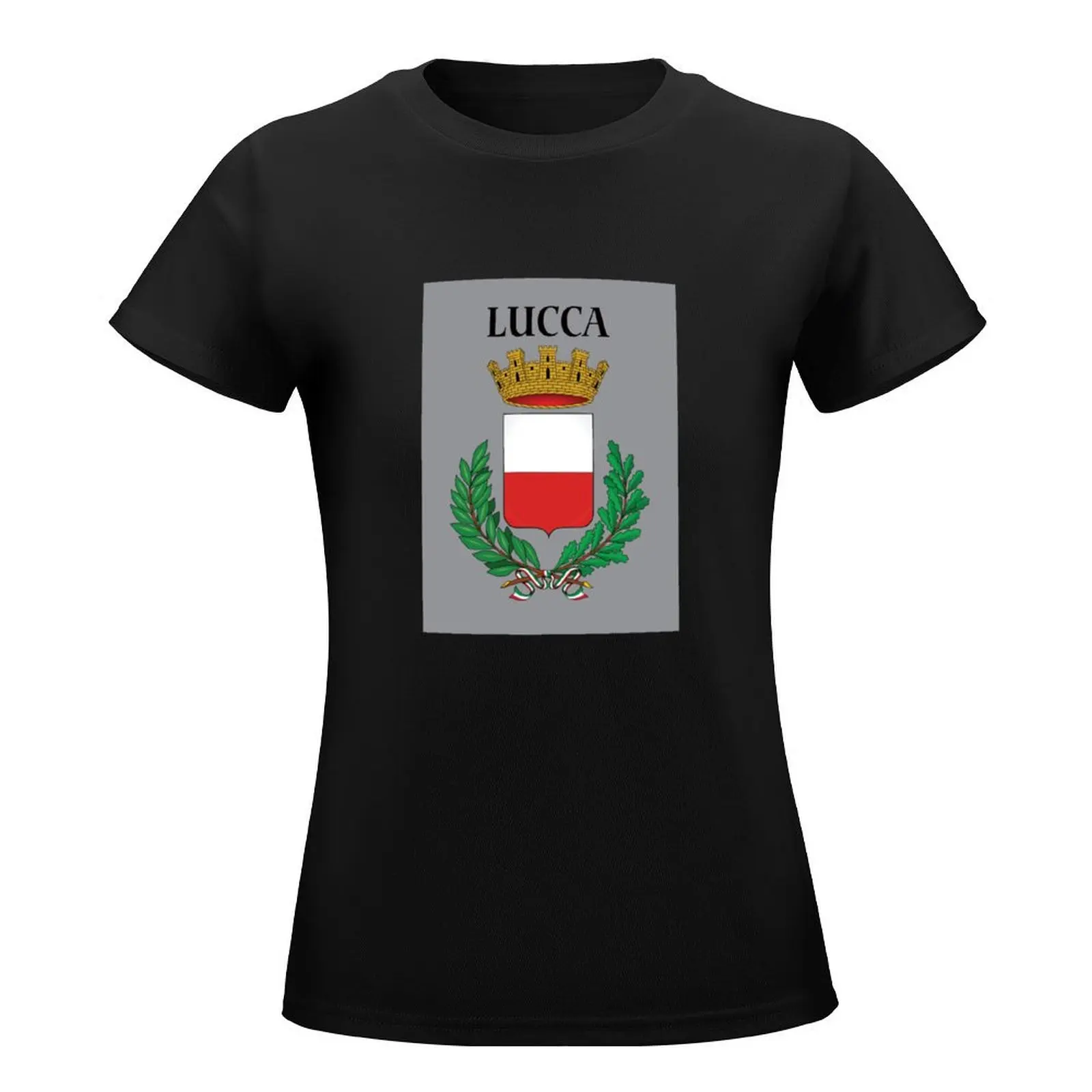 063_1B_1 - LUCCA - COAT OF ARMS T-Shirt graphics tees Womens clothing