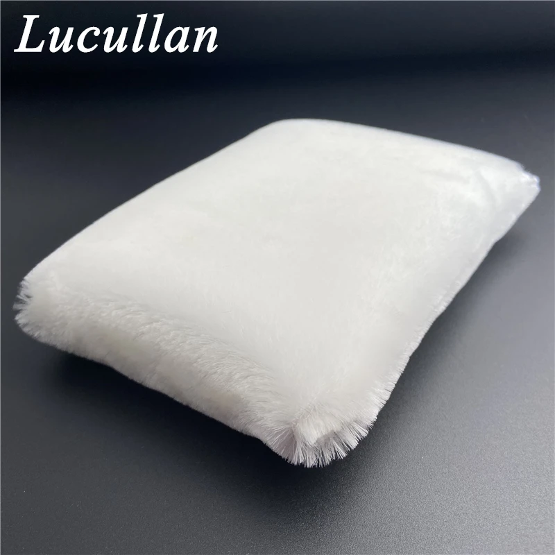 Lucullan Large Interior Cleaning Sponge Car Wash Scrubbing Pad with Super Soft Bristle-Like Fibers