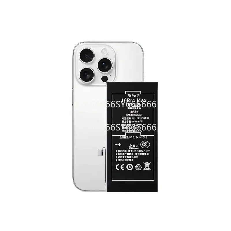 100% New 5050mAh High Density Enhanced Capacity For NOHON Replacement Battery Compatible With iPhone 16Pro Max + Free Tools