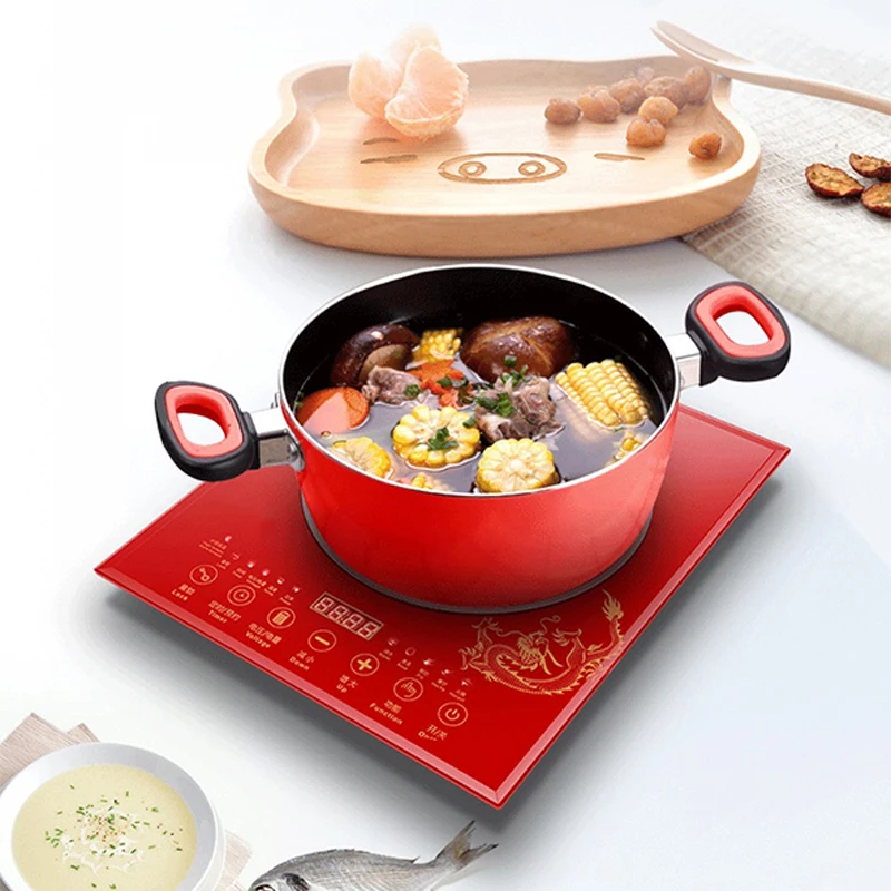 2200W Single-head Embedded Induction Cooker Household High-power Stir-fry Desktop Induction Cooker Hot Pot QL-603
