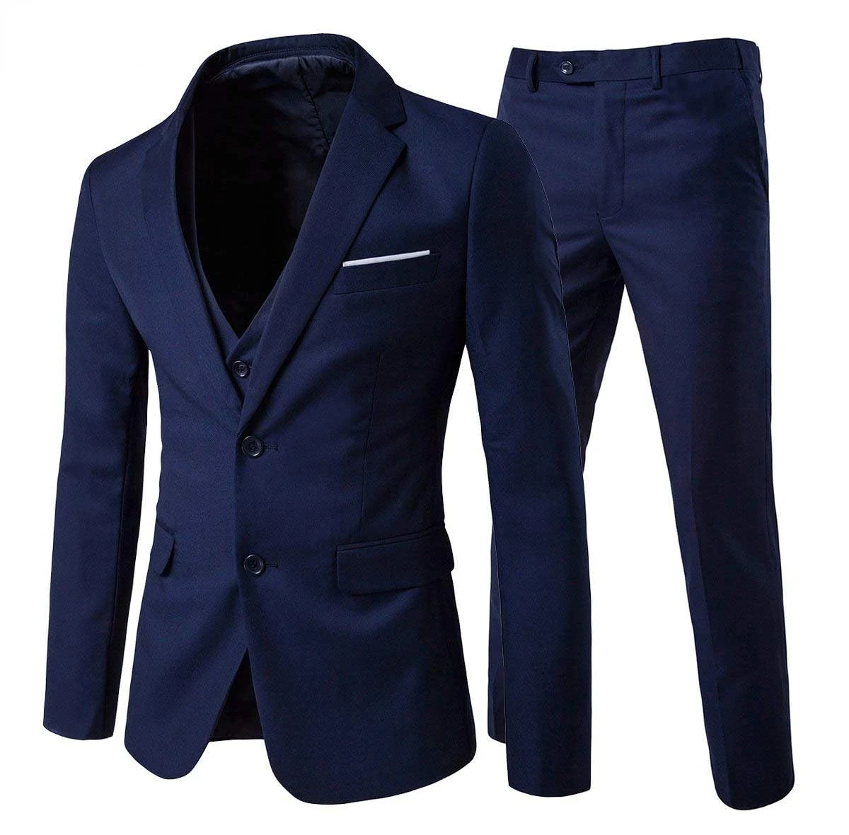 Suits For Men Wedding 3 Pieces 2 Set Jackets Vest Pants Elegant Luxury Blazers Outfit Fashion Classic Full 2024 Formal Costume