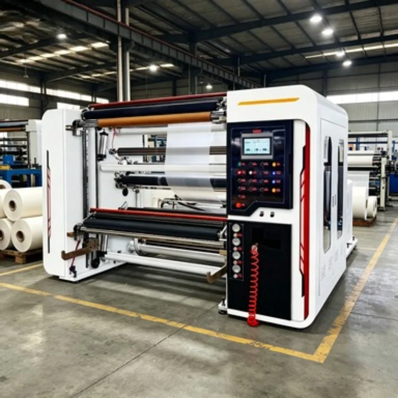 Automatic Adhesive Tape Slitting Rewinding Machine CE Certified