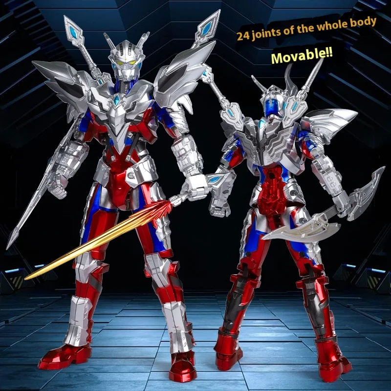 

Новинка 2024, детская Игрушечная модель Ultimate Mecha Ultraman Zero Gk, подвижная модель, настольные украшения, детские подарки на день рождения