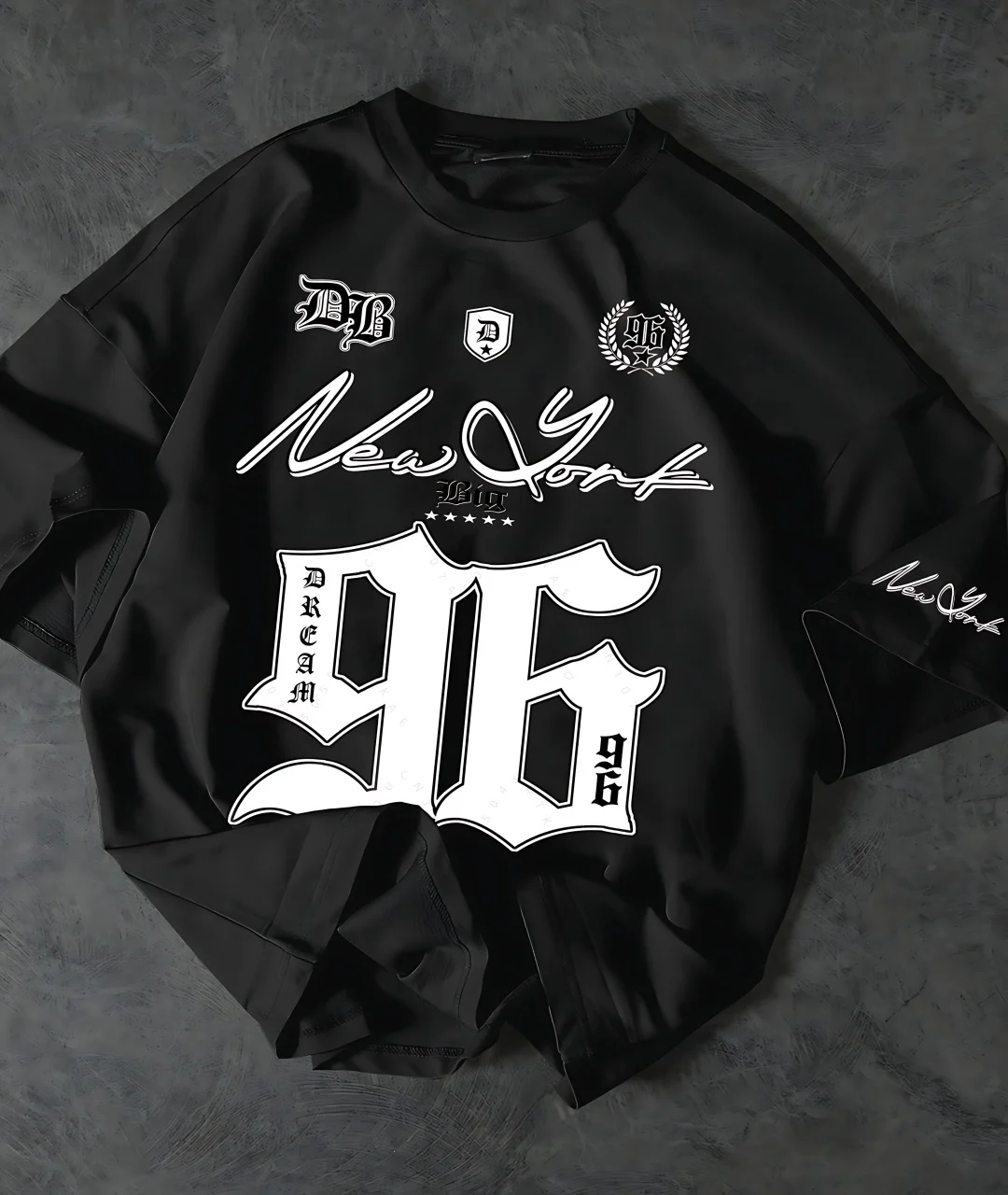 

2026 New Hot Sell Fashionable 96 Digital Printed Jersey Breathable Round Neck T-Shirt Outdoor Quick Drying Leisure Sports Tops