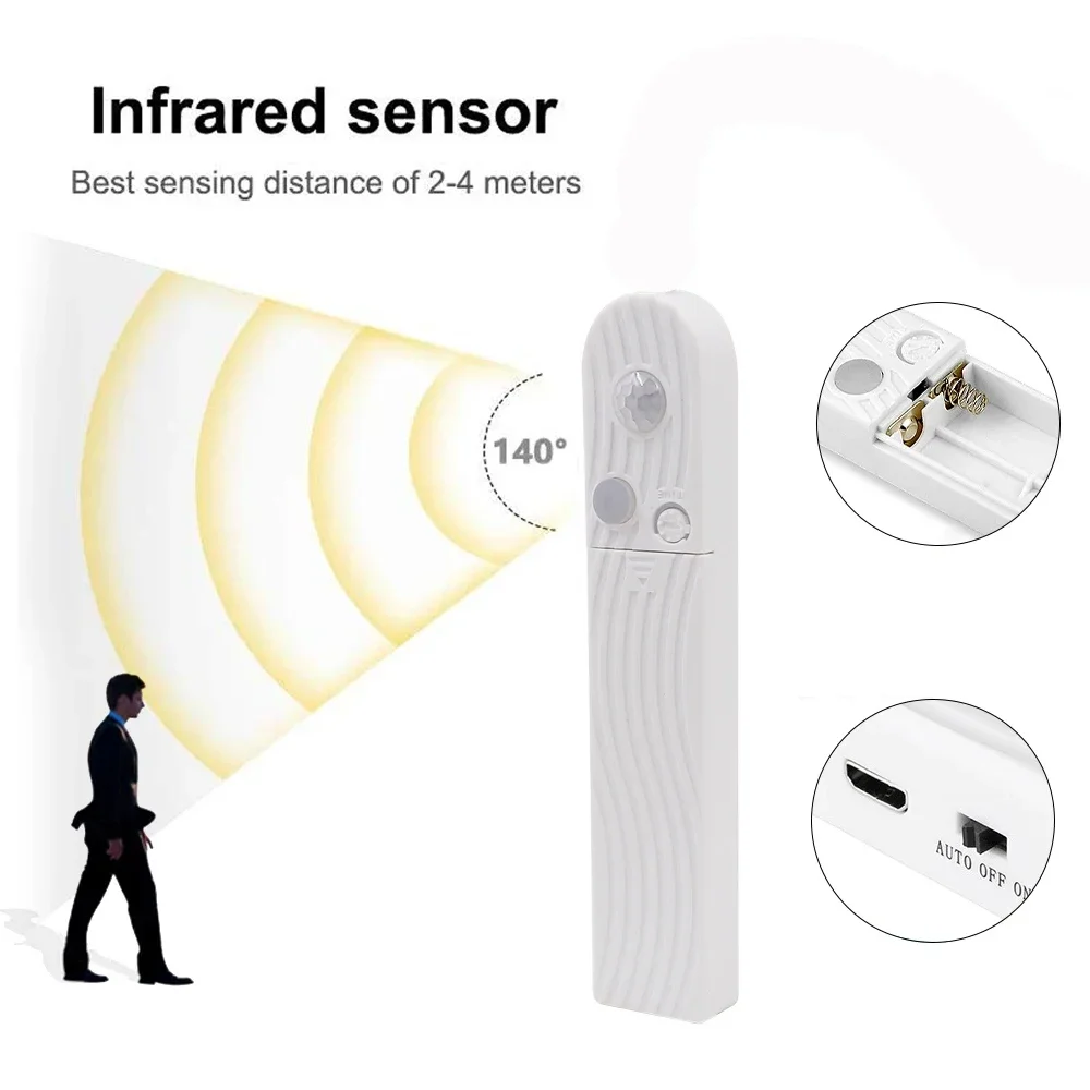 

DC5V PIR Датчик движения Батарейный блок с переключателем Новый чехол-держатель для батареи AAA без батареи для светодиодной ленты 5 В Неоновый свет